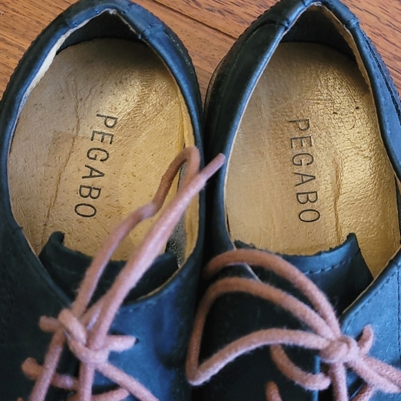 Pegabo kids oxfords in navy - US 7 - Picture 8 of 11